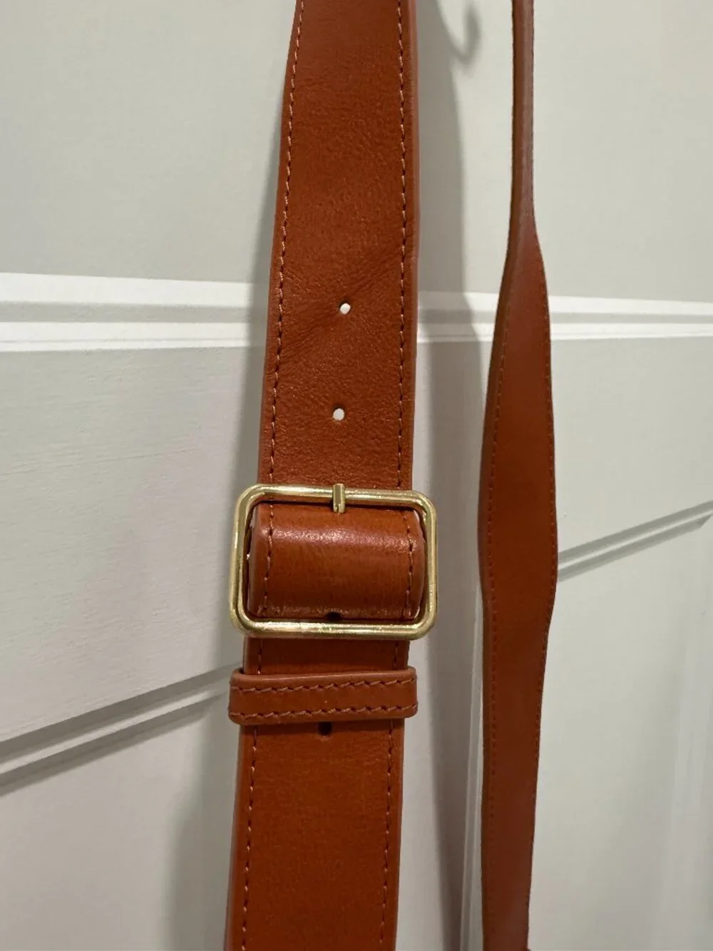 Mark & Graham Leather Zipper Crossbody